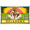 art print - bucking bronco by found image