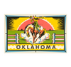magnet - oklahoma theme by found image