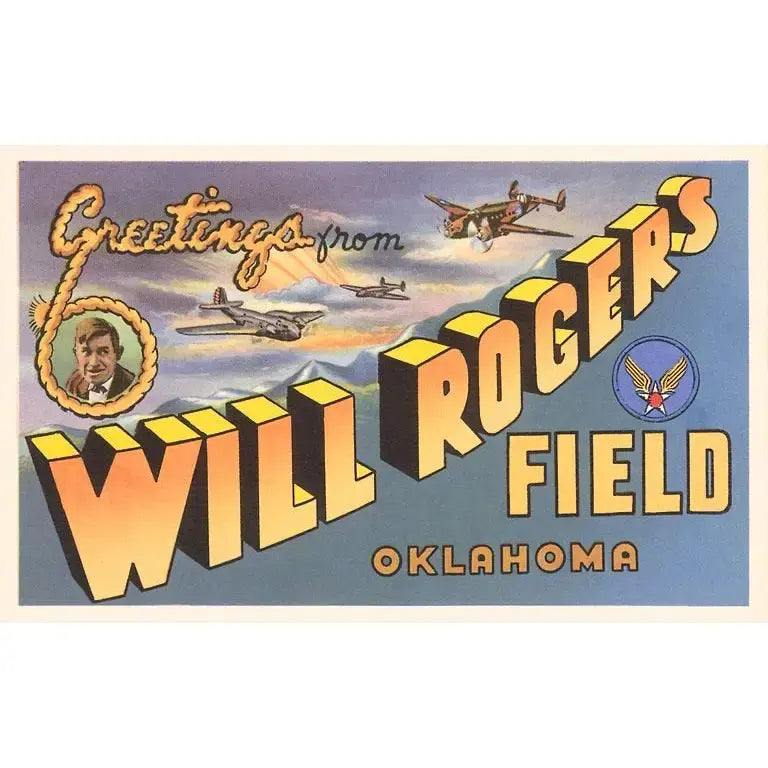 postcard - oklahoma by found image
