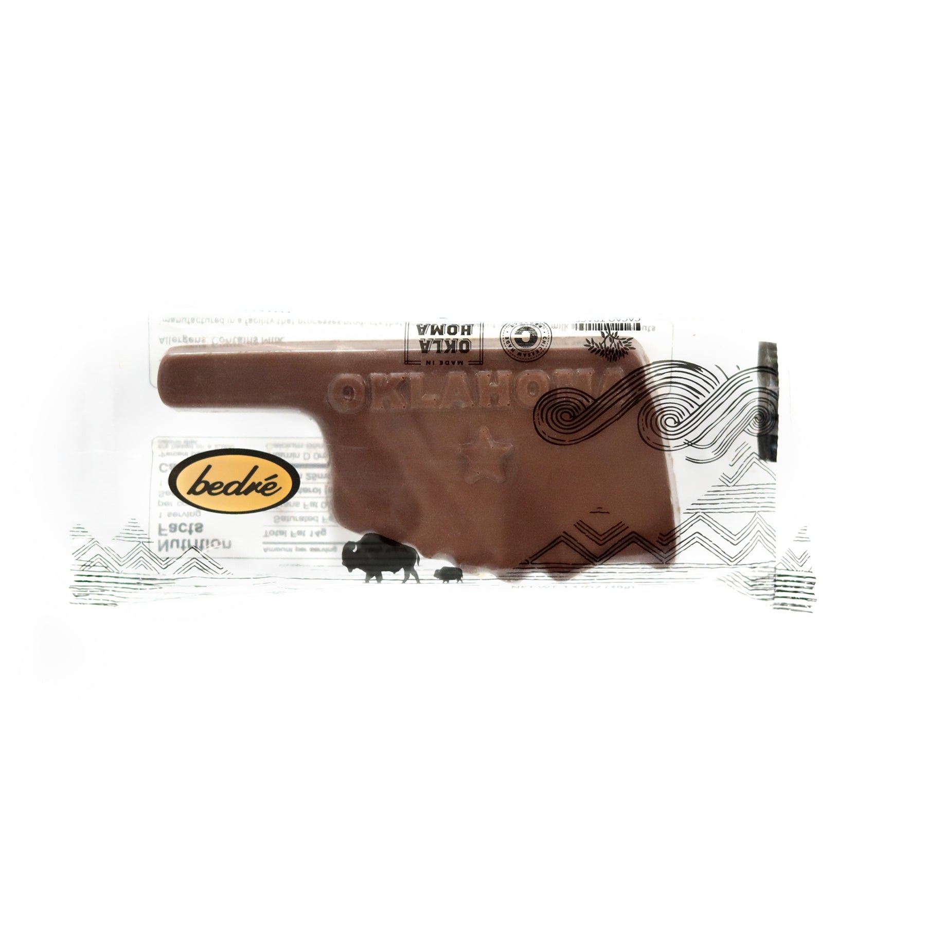 candy - bedré chocolate bar - oklahoma by bedre fine chocolate