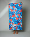 beach towel - okc thunder - 3 styles by geometry house