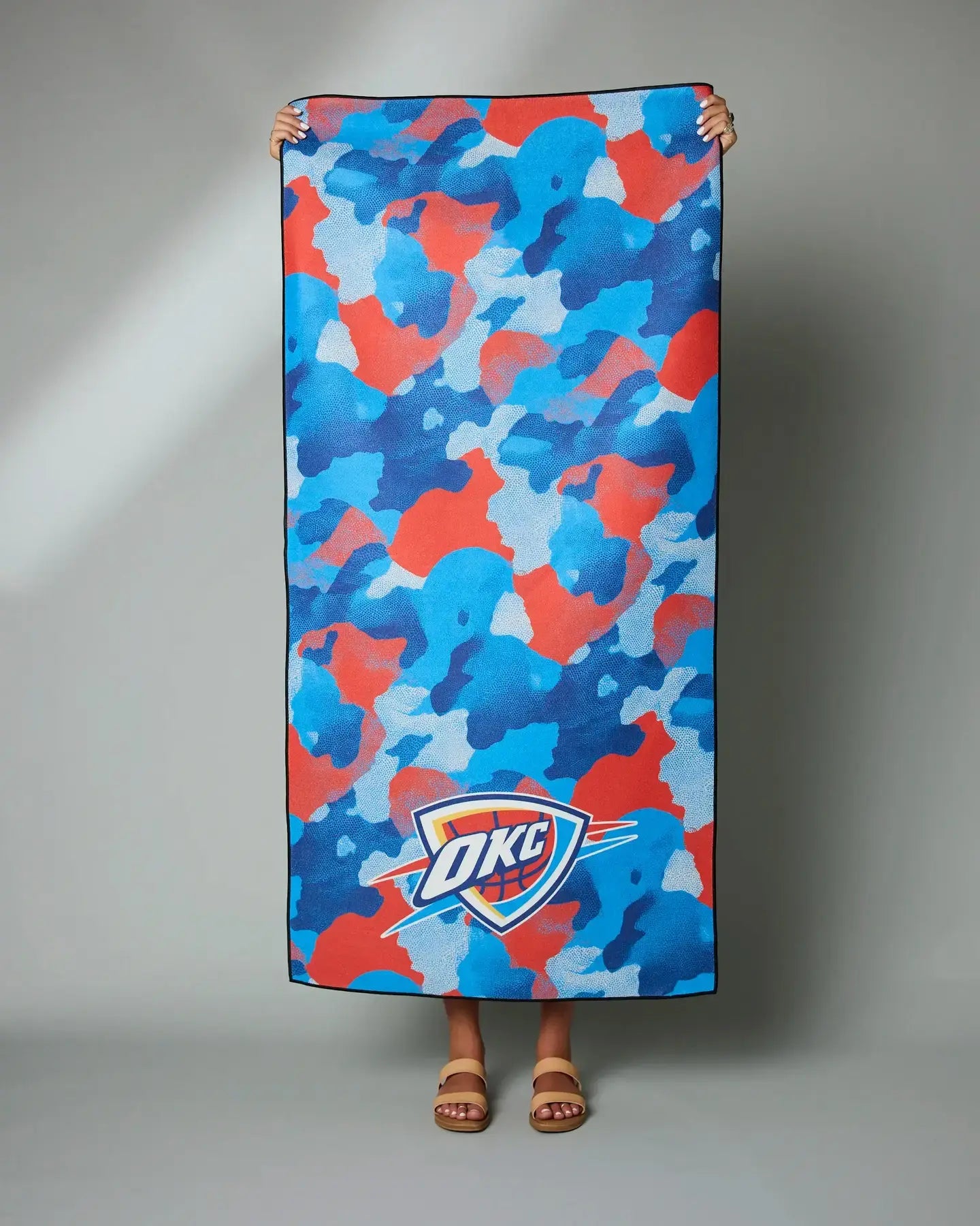 beach towel - okc thunder - 3 styles by geometry house