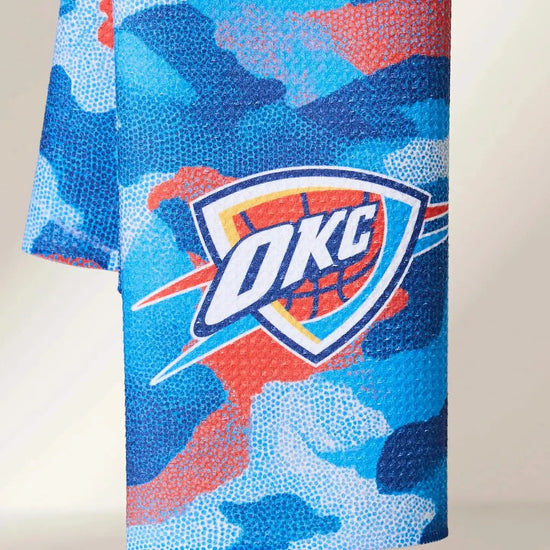 tea towel - microfiber - okc thunder by geometry house