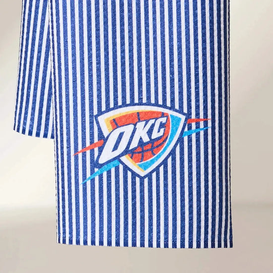 tea towel - microfiber - okc thunder by geometry house