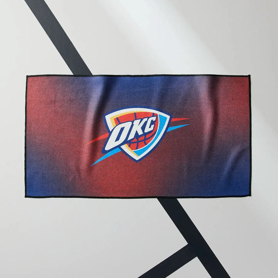 fitness towel - okc thunder - 4 styles by geometry house