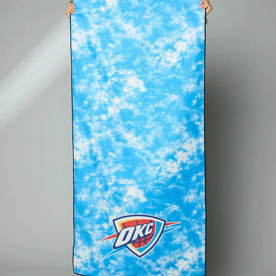 beach towel - okc thunder - 3 styles by geometry house