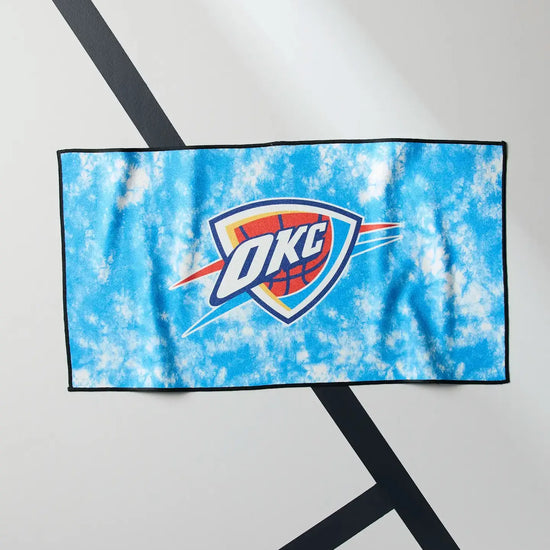 fitness towel - okc thunder - 4 styles by geometry house