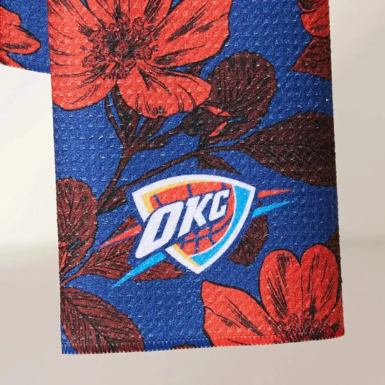 tea towel - microfiber - okc thunder by geometry house