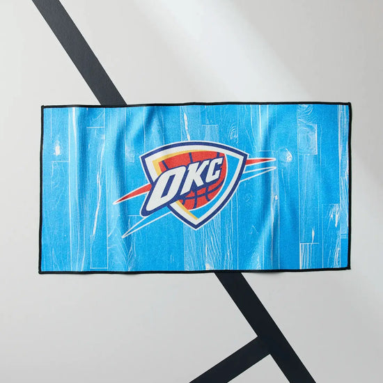 fitness towel - okc thunder - 4 styles by geometry house
