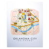art print - ok map - okc by paper berries (formerly sugar mint)