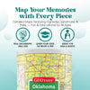 puzzle - 70-piece mini - oklahoma by geotoys