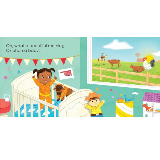 board book - oklahoma baby by sourcebooks