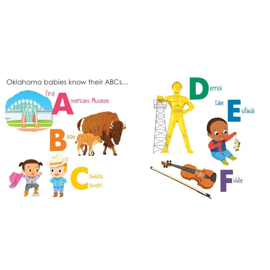 board book - oklahoma baby by sourcebooks