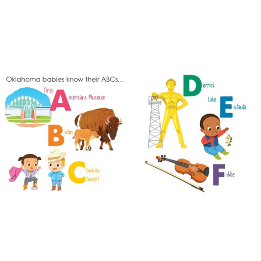 board book - oklahoma baby by sourcebooks