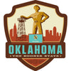 metal bottle openers - "credit card" - oklahoma by m&w design