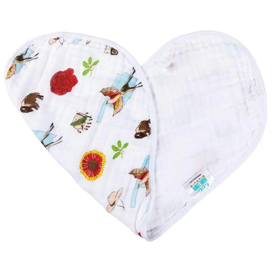 Burp Cloth + Bib 2-in-1 | Oklahoma Baby