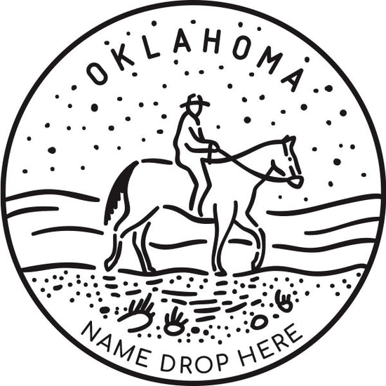 metal bottle openers - "credit card" - oklahoma by m&w design