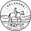 metal bottle openers - "credit card" - oklahoma by m&w design