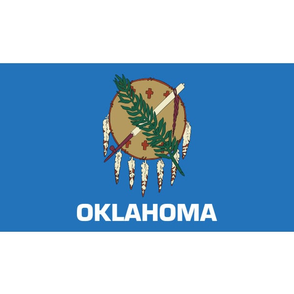 metal bottle openers - "credit card" - oklahoma by m&w design