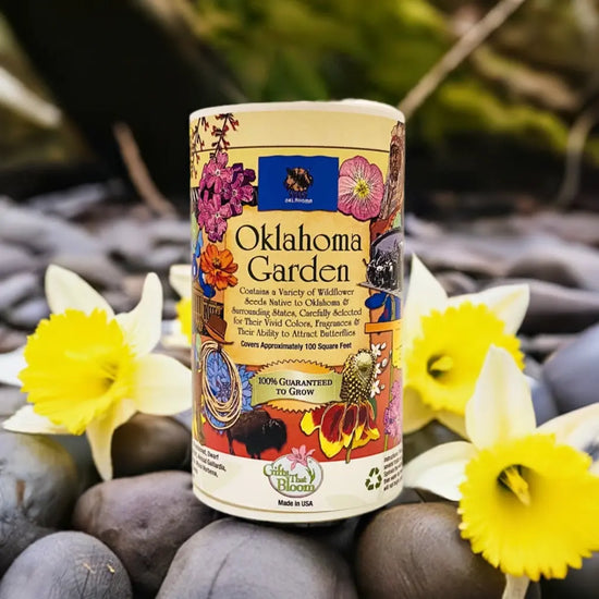 garden shaker can - oklahoma wildflowers by gifts that bloom