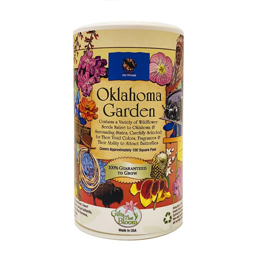 garden shaker can - oklahoma wildflowers by gifts that bloom