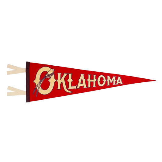 pennant - oklahoma - red by oxford pennant