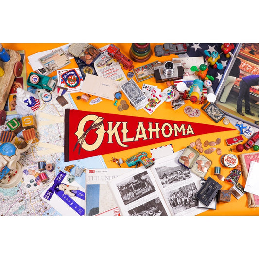 pennant - oklahoma - red by oxford pennant