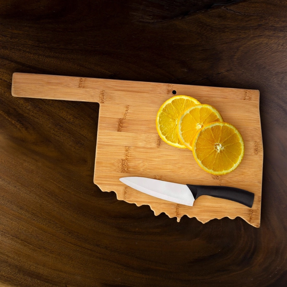 serving board - oklahoma shaped by totally bamboo