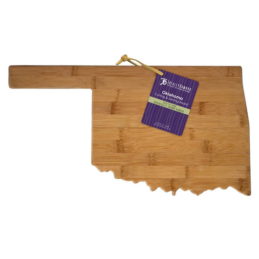 serving board - oklahoma shaped by totally bamboo