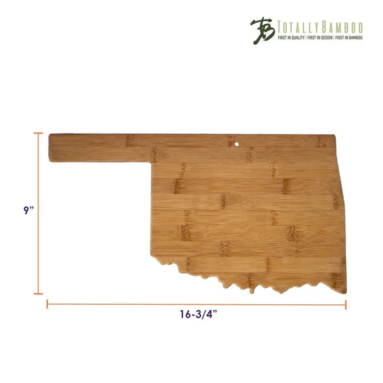 serving board - oklahoma shaped by totally bamboo