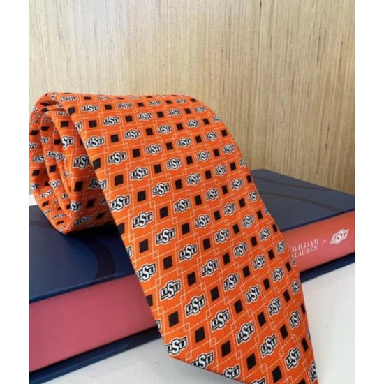 neck tie - silk - osu logo by william & lauren