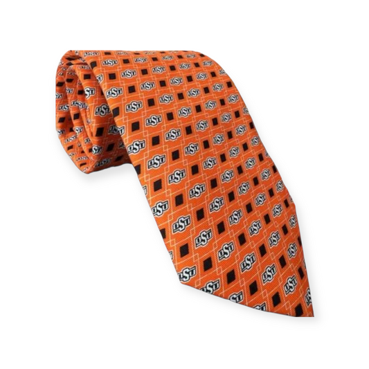 neck tie - silk - osu logo by william & lauren