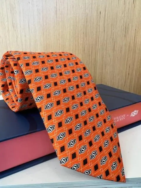 neck tie - silk - osu logo by william & lauren