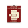 print - stadium poster - ou by stadium prints by btb