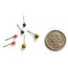stud earrings - tiny lucite set by leetie lovendale