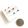 stud earrings - tiny lucite set by leetie lovendale
