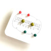 stud earrings - tiny lucite set by leetie lovendale