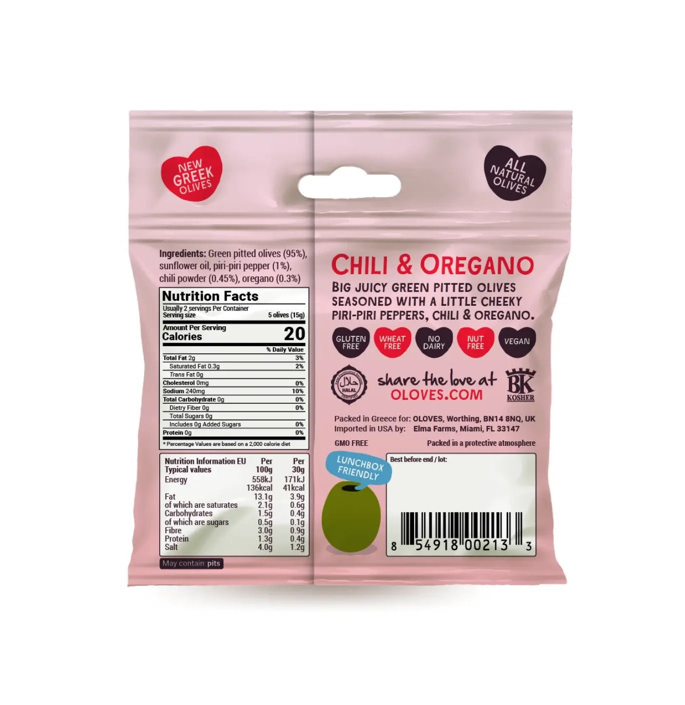 snack - olives ("oloves") by poshi (fresh packed veggies)