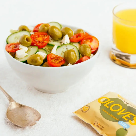 snack - olives ("oloves") by poshi (fresh packed veggies)