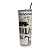 Tumbler | OKLA Icons | Black/White