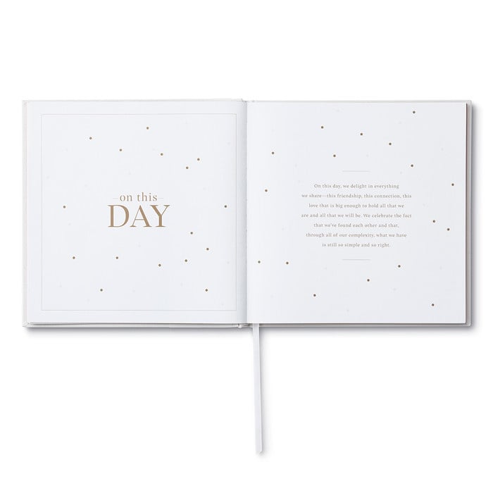 book - wedding guest - on this day by compendium