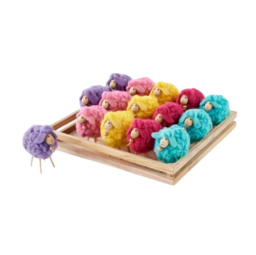 sheep - wooly felt + wooden legs by one hundred 80 degrees