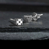 Earrings Set | Sterling Tiny Dice Stud