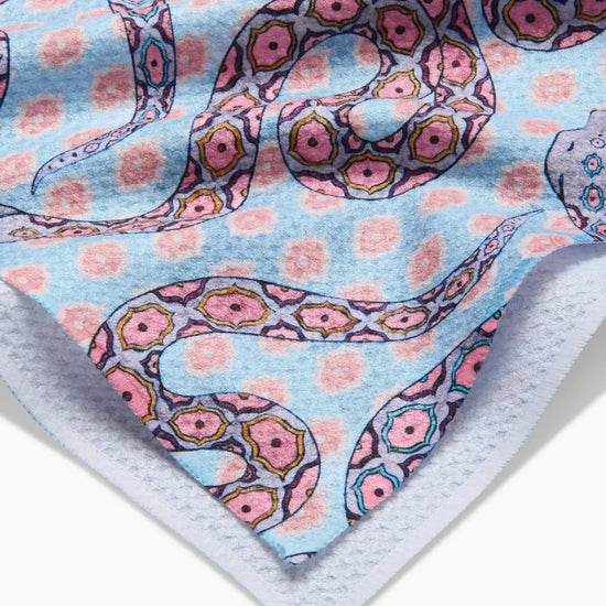 tea towel - microfiber - ophidia by geometry house