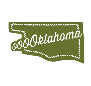 Sticker | Oklahoma | Rope Green