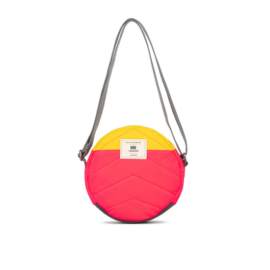 bag - crossbody round - paddington - nylon - small by ori london