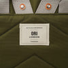 backpack roll-top - richmond - canvas - medium - moss green by ori london