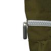 backpack roll-top - richmond - canvas - medium - moss green by ori london