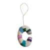 ornament - alphabet - wool felt by creative co-op