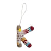 ornament - alphabet - wool felt by creative co-op